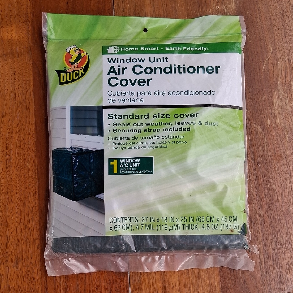 Window Unit Air Conditioner Cover - Black